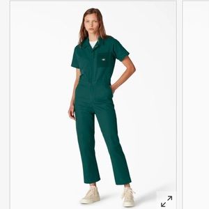 Dickies Reworked Coveralls, Forrest Green
